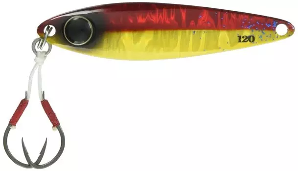 JACKALL Metal Jig Bing Metal TG 120g Red Gold.