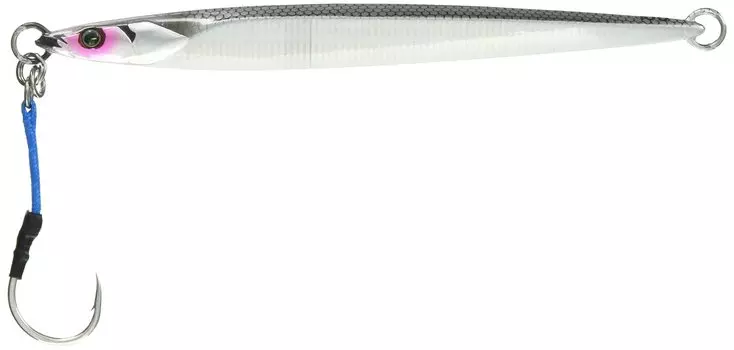 JACKALL Metal Jig Bumbles Jig 100g G202 Slim Border Silver Semi-Long