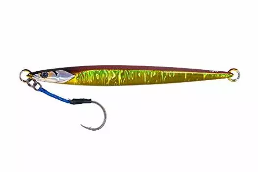 JACKALL Metal Jig Bumbles Jig 250g G048 Wave Holo Semi-Long Akakin/Magma