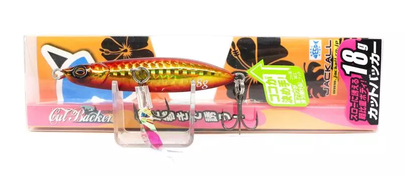 Jackall Metal Jig Cut Backer 18 грамм Красное золото (9203)