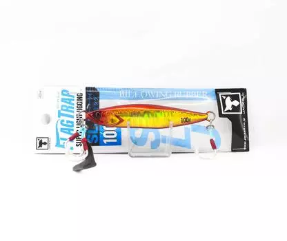 Jackall Metal Jig Flag Trap 100 grams Red Gold (7848)
