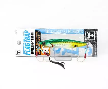 Jackall Metal Jig Flag Trap 80 граммов Green Gold Hara Glow (2092)