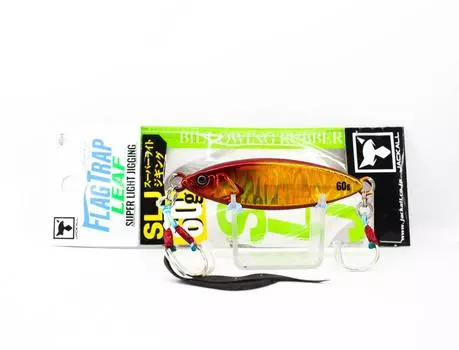 Jackall Metal Jig Flag Trap Leaf 60 грамм Красное золото Magma Wave HL (8968)