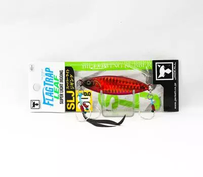 Jackall Metal Jig Flag Trap Leaf 60 grams Meimetsu Red Shadow (2740)