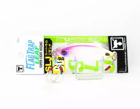 Jackall Metal Jig Flag Trap Leaf 60 грамм Тропическое свечение (9019)