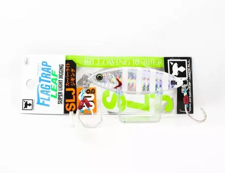 Jackall Metal Jig Flag Trap Leaf 80 грамм Glow Stripe Border HL (9071)