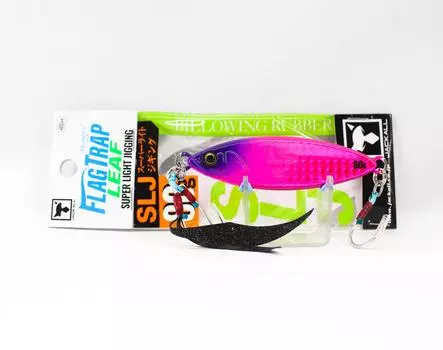 Jackall Metal Jig Flag Trap Leaf 80 грамм Розовый Импакт (9118)