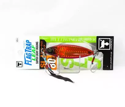 Jackall Metal Jig Flag Trap Leaf 80 grams Meimetsu Red Shadow (2764)