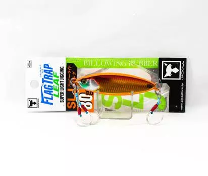 Jackall Metal Jig Flag Trap Leaf 80 grams Meimetsu Orange Glow (2771)