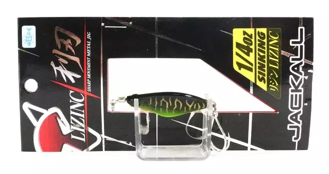 Jackall Metal Jig Lizinc 1/4 унции, черный график (9069)