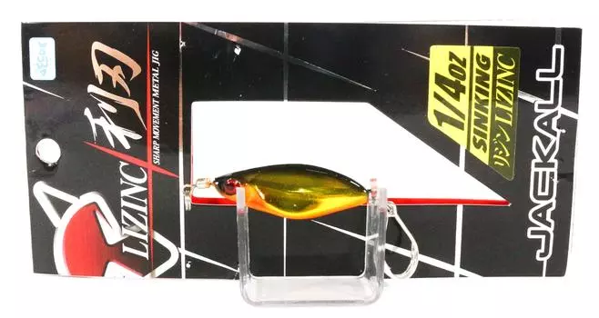 Jackall Metal Jig Lizinc 1/4 унции HL Золотой Черный (8987)