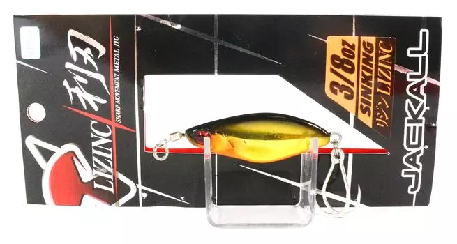 Jackall Metal Jig Lizinc 3/8 унции HL Золотой Черный (9083)