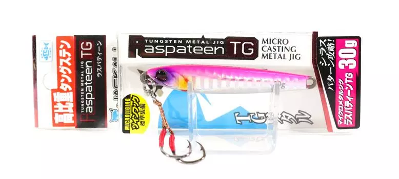 Jackall Metal Jig Raspateen TG Tungsten 30 грамм Розовый Серебристый (3738)