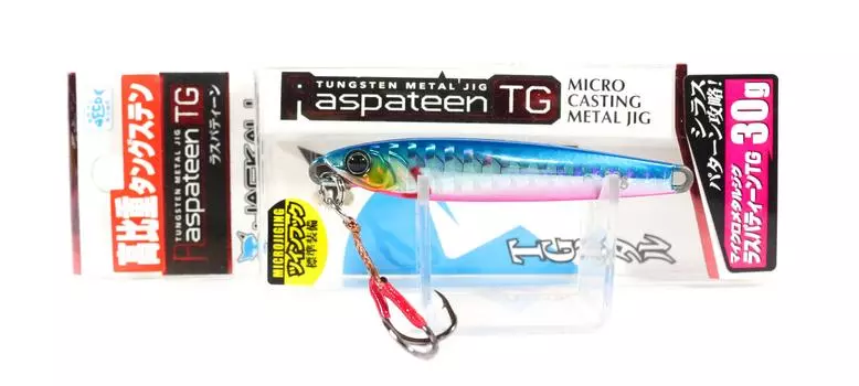 Jackall Metal Jig Raspateen TG Tungsten 30 грамм Синий Розовый (3684)