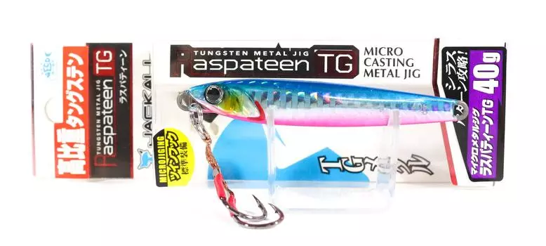 Jackall Metal Jig Raspateen TG Tungsten 40 грамм Синий Розовый (3769)
