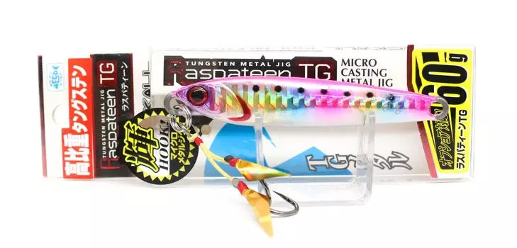 Jackall Metal Jig Raspateen TG Tungsten 60 grams Pink Candy Iwashi (9968)