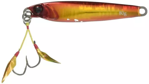 JACKALL Metal Jig Raspatine TG 76mm 80g Wave Holo Lure Akakin/Magma