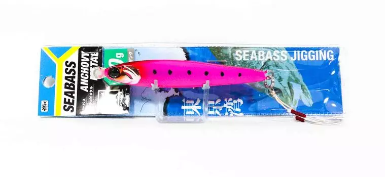 Jackall Metal Jig Seabass Анчоус Металл 80 грамм Impact Pink (0687)