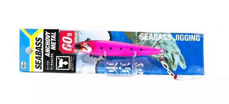 Jackall Metal Jig Seabass Anchovy Metal 60 грамм Impact Розовый (0663)