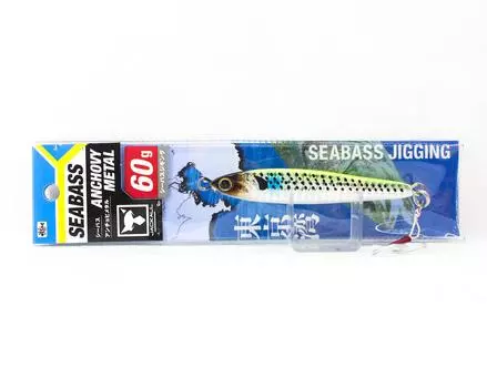 Jackall Metal Jig Seabass Anchovy Metal 60 грамм Meimetsu Chart (6443)
