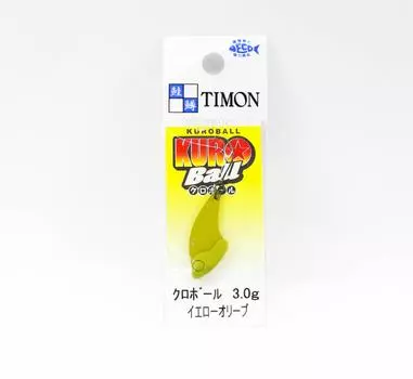 Jackall Metal Kuro Ball 3,0 грамма Тонущая приманка Желтая Оливковая (5510)