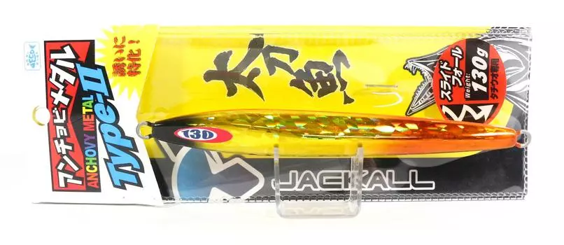 Jackall Металлический джиг Анчоус Металл Тип 2 Медленная горка 130 грамм Oreoreorekin (0363)