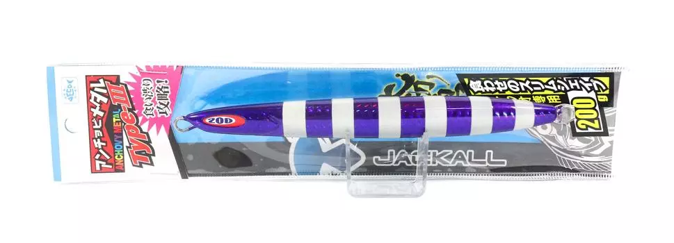 Jackall Металлический Джиг Анчоус Металл Тип 3 Флаттер 250 г Светящаяся полоса (0187)