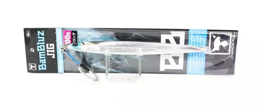 Jackall Металлический Джиг Bambluz Полудлинный 200 грамм Алюминий Серебро (3849)