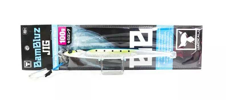 Jackall Металлический джиг Bambluz Semi Long 100 грамм Алюминий Иваси (3498)