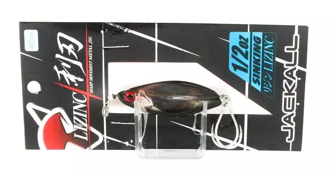 Jackall Металлический Джиг Lizinc 1/2 унции HL Золото Серебро (9243)