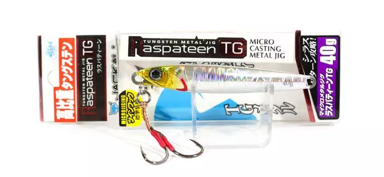 Jackall Металлический джиг Raspateen TG Tungsten 40 грамм Shirasu Silver (3776)