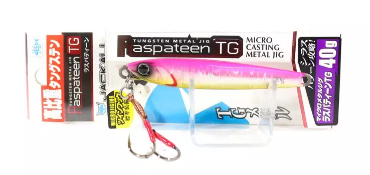 Jackall Металлический джиг Raspateen TG Tungsten 40 граммов розовое золото (3790)