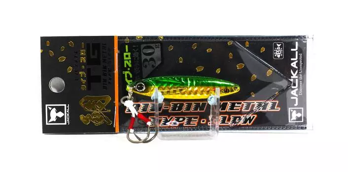 Jackall Металлический Джиговый Контейнер Тип TG Медленный Вольфрам 30 грамм Зеленое Золото (9644)