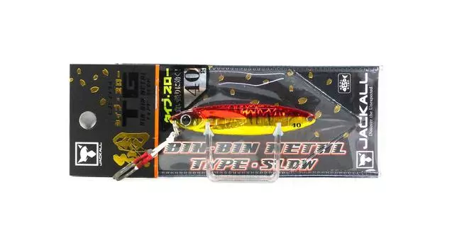 Jackall Металлический Jig Bin Контейнер TG Тип Медленный Вольфрам 40 грамм Красное золото (9750)