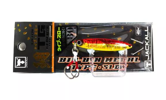 Jackall Металлический Jig Bin Контейнер TG Тип Медленный Вольфрам 30 грамм Красное золото (9675)