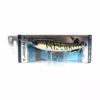 JACKALL Minnow Riser Bait 008, 3.1 inches (80 mm), 0.8 oz (21.7 g), Riser Flash Tiger Lure