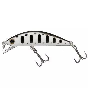 JACKALL Minnow Tricolor HW 67mm Black and White Yamame 6.3g