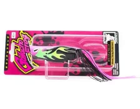 Jackall Мягкая плавающая приманка Gavacho Popper Frog Oretachi Fire Black (1626 г.)