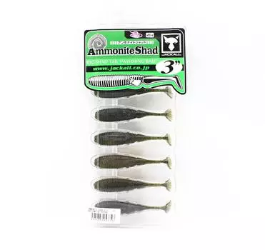 Jackall Мягкая Приманка Аммонит Шад 3 Дюйма Vibe Хвост Арбуз Перец (3753)