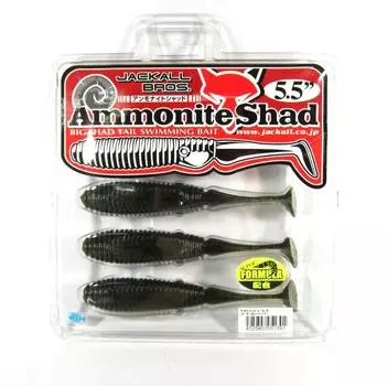 Jackall Мягкая Приманка Аммонит Шад 5,5 Дюймов Vibe Хвост Арбуз Перец (1391)