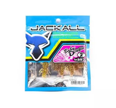 Jackall Мягкая Приманка Детеныш Дракона Соль 2 Дюйма Glow Crush Креветки (8571)