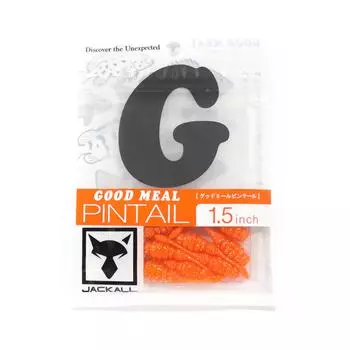 Jackall Мягкая приманка Хорошая еда Шилохвость 1,5 дюйма Оранжевая золотая чешуйка (4839)