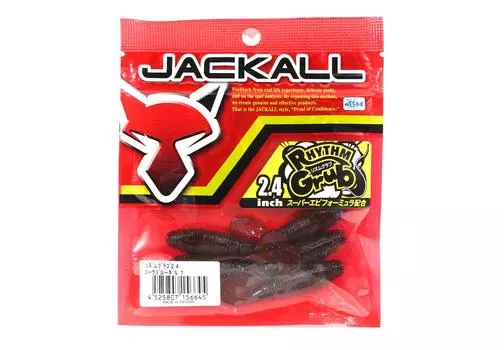 Jackall Мягкая Приманка Ритм Личинка 2,4 дюйма Кола Синежаберная (6645)