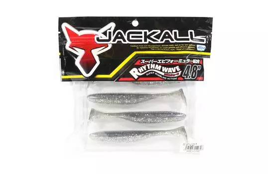 Jackall Мягкая приманка Ритм Волна 4,8 дюйма Зеркальный шар Серебро (9807)