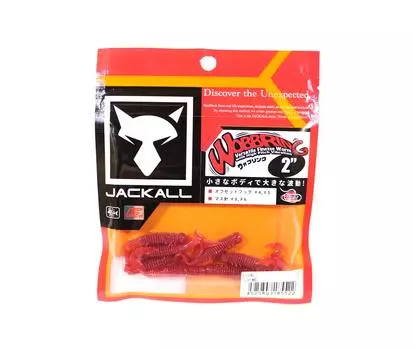 Jackall Мягкая Приманка Wobbring Grub Tail 2 дюйма Tsuchi Mimizu (5522)