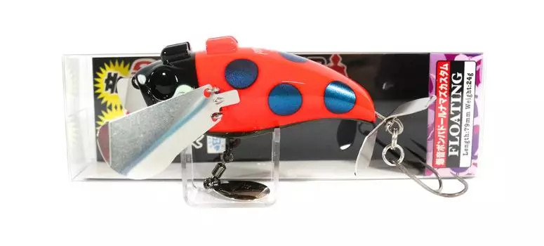 Jackall Pompadour Bakuon Плавающая приманка для верхней воды Seven Stars (7797)