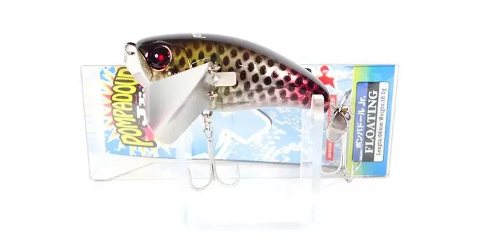 Jackall Pompadour Jr 66 mm 18 grams Floating Lure Is Black Pirarucu (0592)