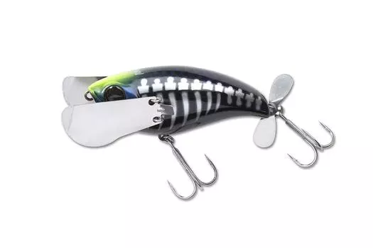 Jackall Pompadour Top Water Lure 1 Pack Black чёрный