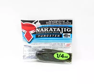 Jackall Rubber Jig Nakata 1/4 унции зеленая тыква синяя чешуйка (6170)