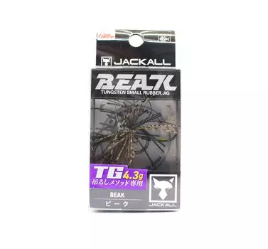 Jackall Rubber Jig Tungsten Beak 4,3 грамма Зеленый Тыквенно-Синий (2098)